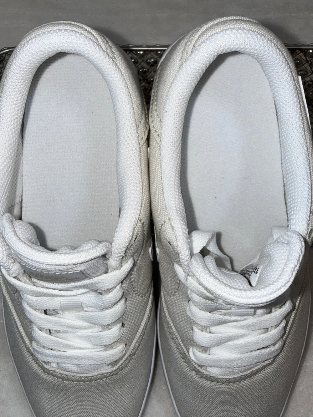 Nike SB Check CNVS GS Light Bone White Canvas Sneakers Youth 4Y NEW
